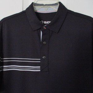 Sunice Mens S/S "Yamaha Revs Your Heart" Black Polo Shirt NWOT - Size Small